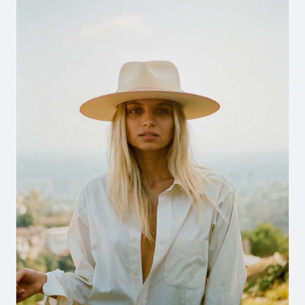 Lack of Color Ivory Rancher Hat Small 55cm 100% Australian Wool